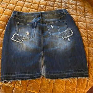 Denim skirt
